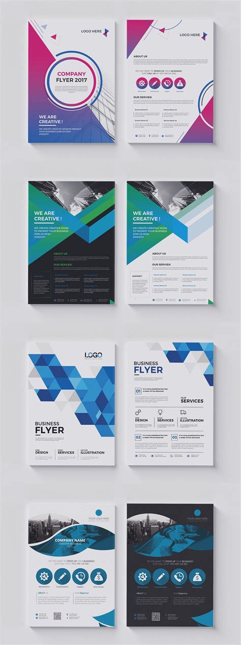 20 Double-Sided Corporate Flyers Design, business flyers, event flyers ...