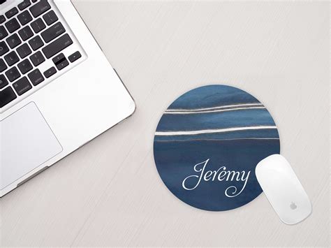 Personalized Mouse Pad Custom Mouse Pad Custom Initial Mouse Etsy