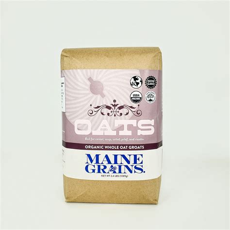 Organic Whole Oat Groats Maine Grains