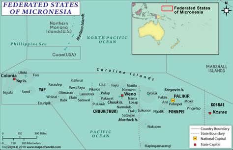Federated States Of Micronesia Map Answers