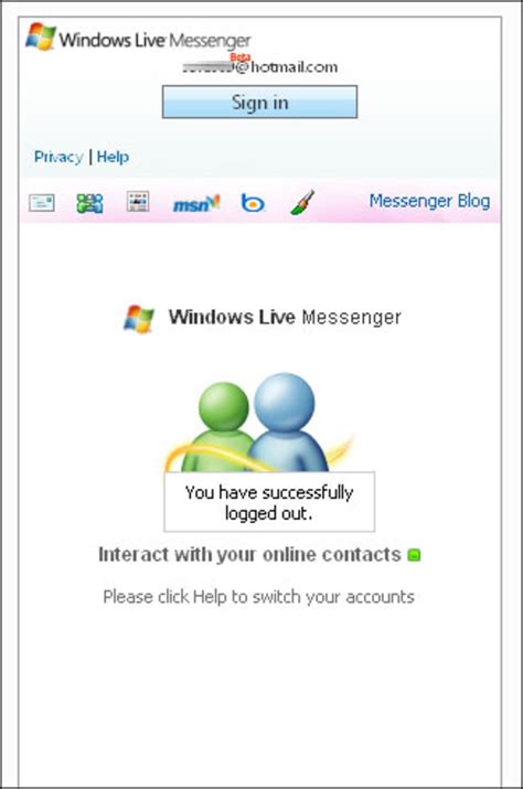 Windows Live Web Messenger Online
