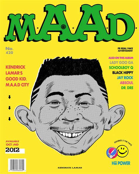 Maad Magazine Cover Kendrick Sports Hip Hop And Piff The Coli