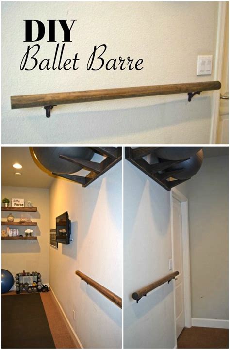 How To Make A Wall Mounted Ballet Barre Dream Design Diy Workout