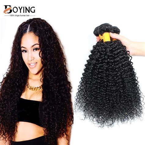 7a Unprocessed Indian Afro Kinky Curly Virgin Human Hair Extensions
