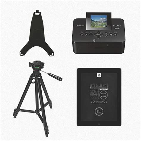 At some events, anything that works will do. Simple set up for a DIY photo booth using the DIY Wedding Booth app for the iPad. | Diy photo ...