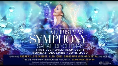Sarah Brightman A Christmas Symphony Trailer Youtube
