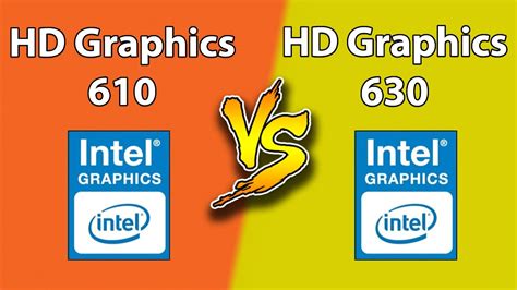 Intel Hd 630 Vs Intel Hd 610 New Games Benchmark Youtube