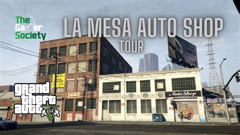 Grand Theft Auto V Tour Of La Mesa Auto Shop In Eastern Los Santos