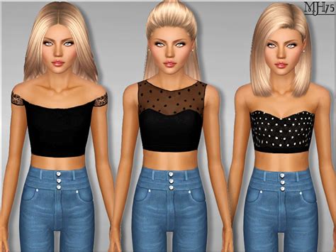 The Sims Resource S3 Various Tops 5 Teen
