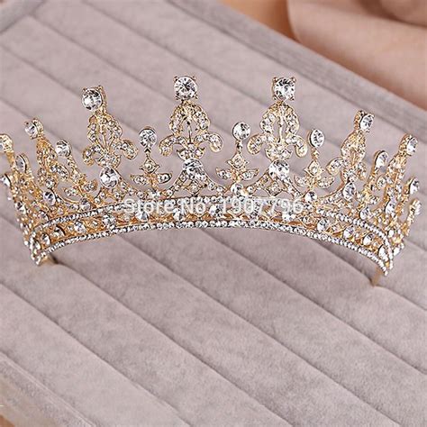 Online Shop Luxury Wedding Bridal Crystal Tiara Crowns Princess Queen Pageant Prom Rhinestone