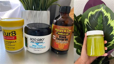 30 Day Hair Growth Challenge Using Doo Gro Sulfur 8 And Black Castro