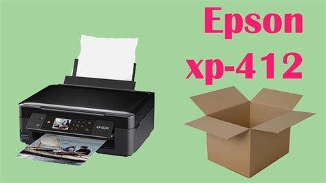 I tried to install my product on my mac with a wireless connection, but the installation failed. Epson xp-412 printer unboxing - YouTube