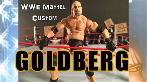 Goldberg Wwe Mattel Elite Custom Action Figure Youtube