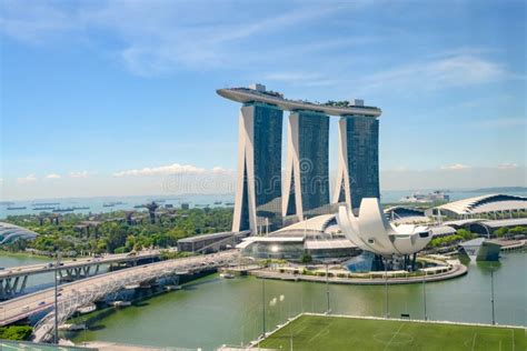 Marina Bay Sands Hotel Singapore Aerial View Of Marina Sands Luxury