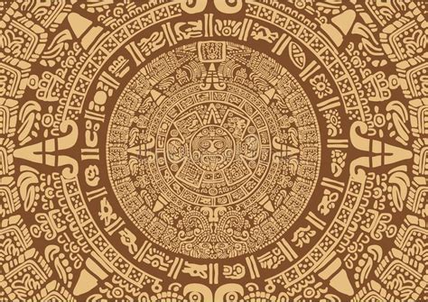 Mayan Calendar 20 Solar Seales Stock Vector Illustration Of Dragon