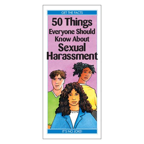 50 things everyone should know about sexual harassment 50 c