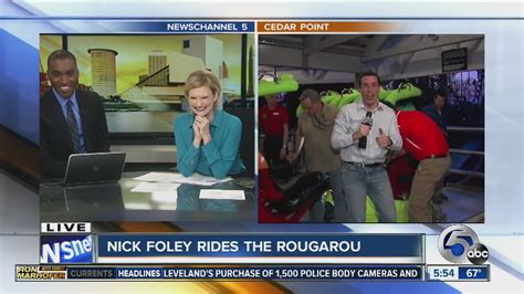 5am Newschannel 5 Reporter Nick Foley Tries Out New Cedar Point