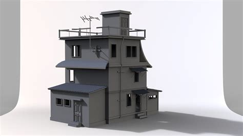 Dipansu Sahu Tripleweasley Pubg Mobile House 3d Model