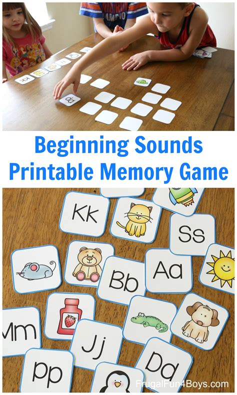 Memory game will quickly train your memory. Printable Alphabet Memory Game Cards - Frugal Fun For Boys ...