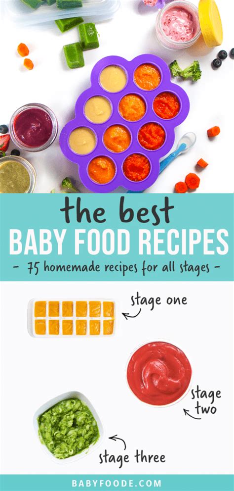 75 Best Baby Food Recipes Stage 1 2 And 3 Baby Foode