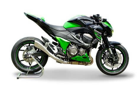 Kawasaki weren't about to get beaten at their new game, so the z800's capacity hike was predictable if not a little lazy. HP Corse. SILENCER HYDROFORM SATIN KAWASAKI Z 800 Rev.2