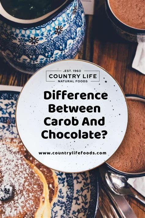 Although Carob And Chocolate Seem Very Similar At First Glance They