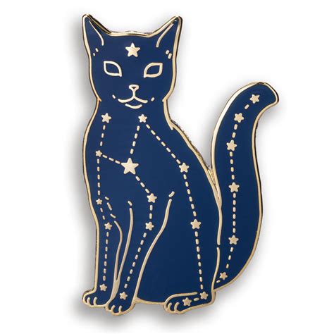 Celestial Cat Enamel Pin Bees Knees Industries