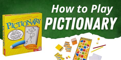 How To Play Pictionary Rules And Strategies Bar Games 101