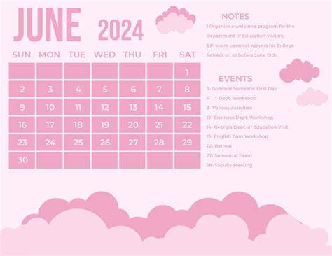 June 2024 Calendar Daily New Top Popular Review Of Calendar 2024