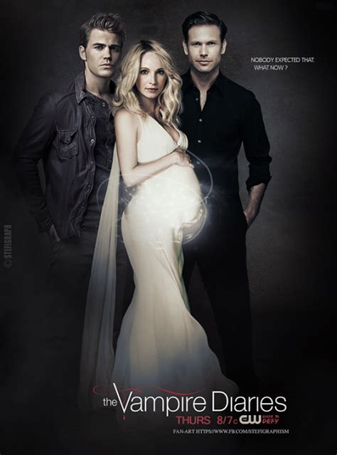 Stefan Caroline And Alaric The Vampire Diaries Tv Show Fan Art Fanpop