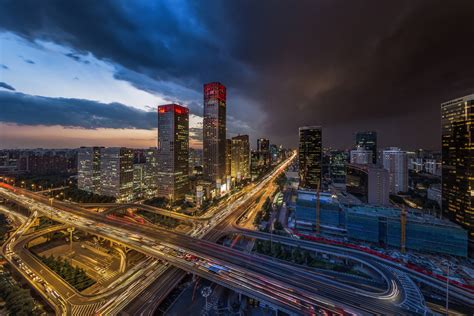 Amazing Night View Of Cbd In Beijing 1 Cn