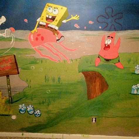 Spongebob Wall Mural Mural Wall Murals Spongebob