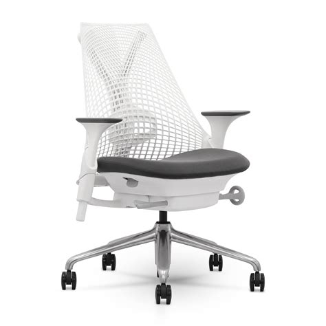 Buy Herman Miller Sayl Chair White Fully Adjustable With Tilt Limiter