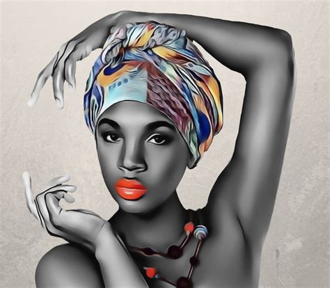 my black is beautiful black woman black art canvas wall art black girl magic african american