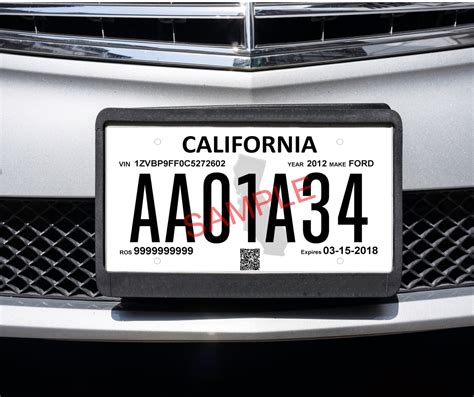Some Temporary License Plates Have A Different Look — For Now Orange
