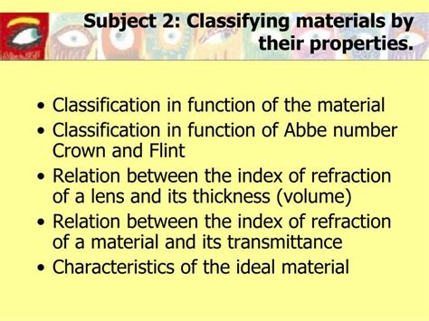 Ppt Subject 2 Classifying Materials By Their Properties Powerpoint Presentation Id 5413569