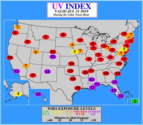 Some exposure to the sun's rays is beneficial as it helps our bodies produce the uv index climatology shows how much uv exposure a person could get on average during each month. Don't let the Sun Ruin Your Day - Check the UV Index - WeatherNation