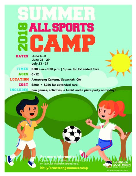 Sports Camp Flyer Template