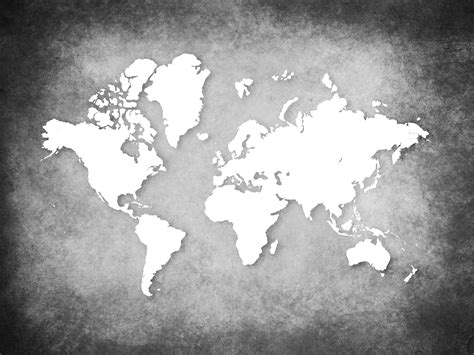 Grey World Map Wallpapers Top Free Grey World Map Backgrounds Images