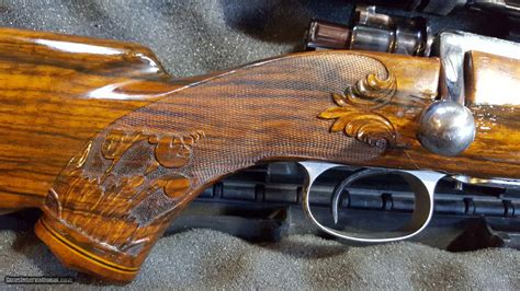 Mauser 243 Bolt Action Custom Engraved Rifle By Gb Kranich