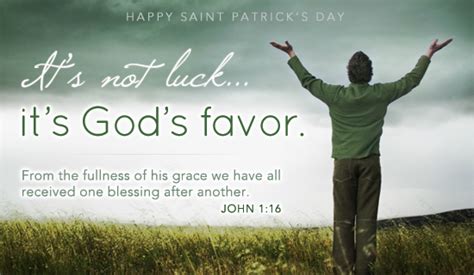 Gods Favor St Patricks Day Holidays Ecard Free Christian Ecards