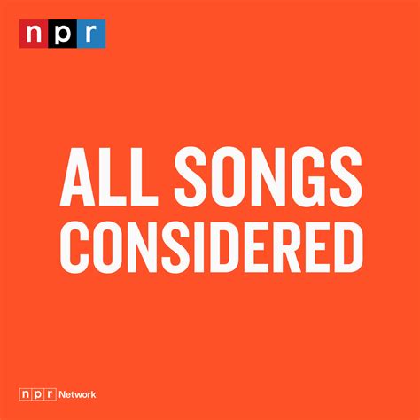 All Songs Considered Npr
