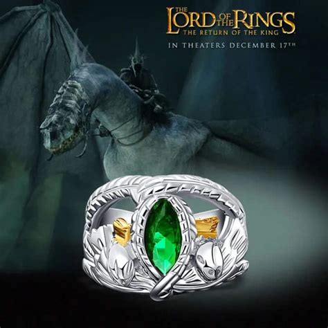 Aragorns Ring Of Barahir Lord Of The Rings Silver Fan Ring