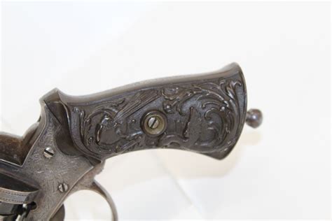 Double Action Pinfire Revolver Candr Antique002 Ancestry Guns