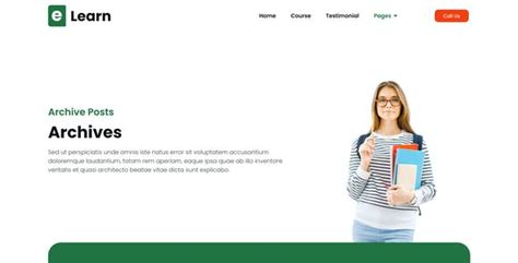 Student Portal Website Template For School District Motocms Ph