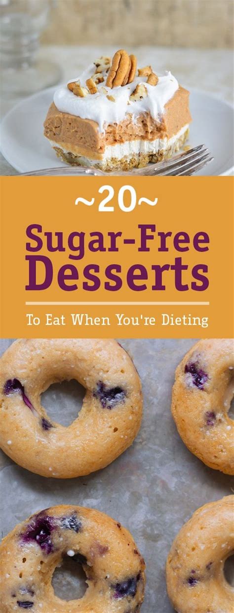 If you have diabetes, you can still enjoy a small serving of your favorite dessert now and then. 20 Sugar-Free Desserts To Eat When You're Dieting | Sugar free desserts, Sugar free baking, Free ...