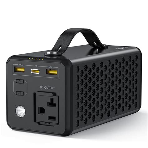 Aohi Wh Portable Power Station W V Ac Outlet Mah Port Backup Power Supply