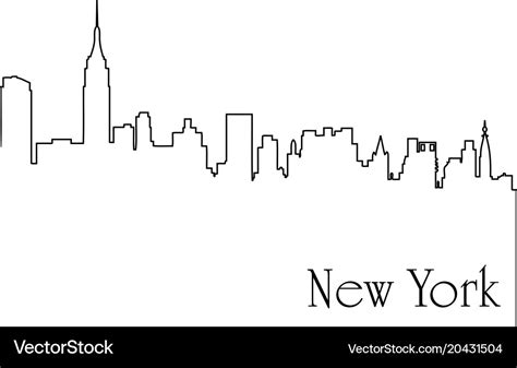 New York City Line Art Coloring Page Stock Illustrati Vrogue Co