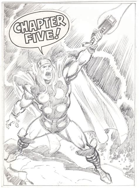 Original Art For ‘how To Draw Comics The Marvel Way Chapter S 1 5