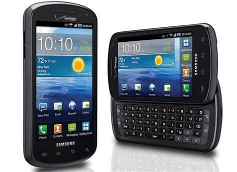 Samsung Stratosphere Verizons First 4g Lte Qwerty Now Available